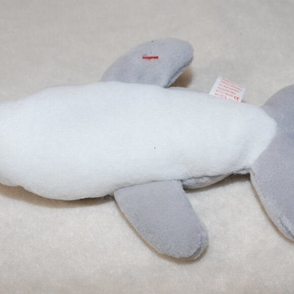 RETIRED Flash Dolphin Ty Beanie Baby 1993 Original 4th/4th gen tags - Picture 6 of 10